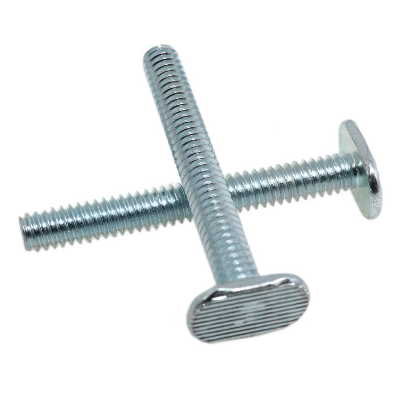 yukata 1/4"-20 T Track Bolts T Slot Bolt General Purpose t Slot Hardware T-Track 2 Inch Long T-Slot Bolt T-Track Fittings for Woodworking Fixtures and Fixing Devices 12PCS - Image 2